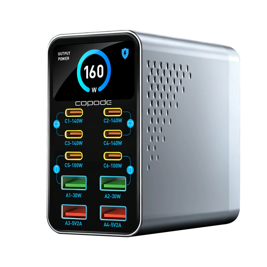 GaN desktop charging station