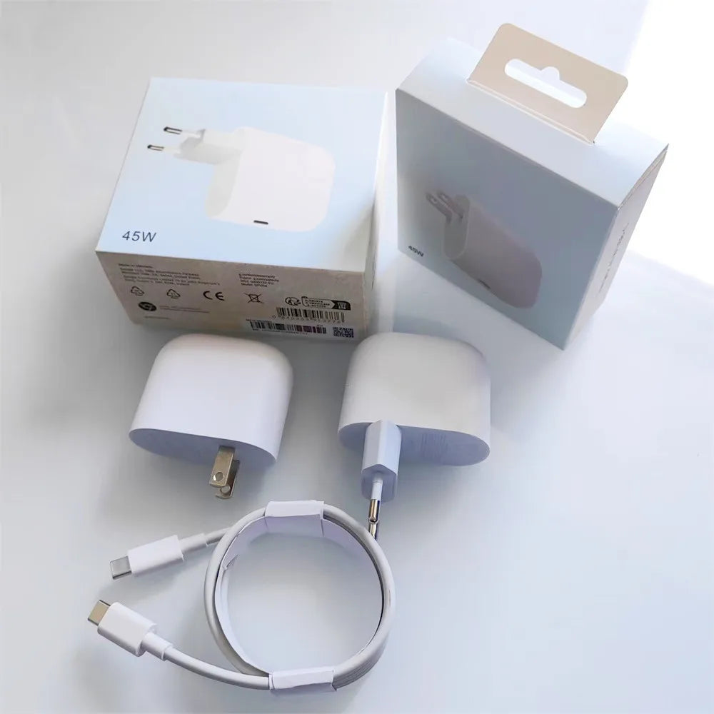 45W USB-C PD Fast Charger for Google Pixel (US Plug) - with USB-C Cable
