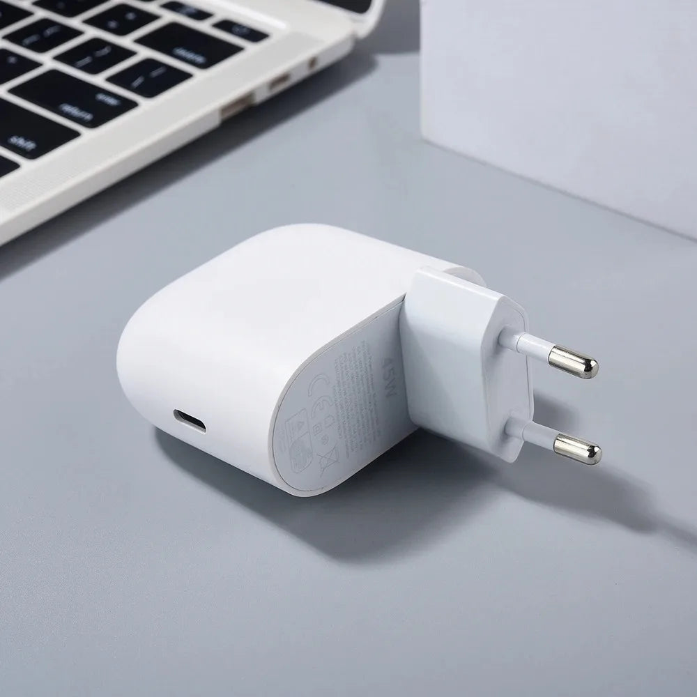 45W USB-C PD Fast Charger for Google Pixel (US Plug) - with USB-C Cable