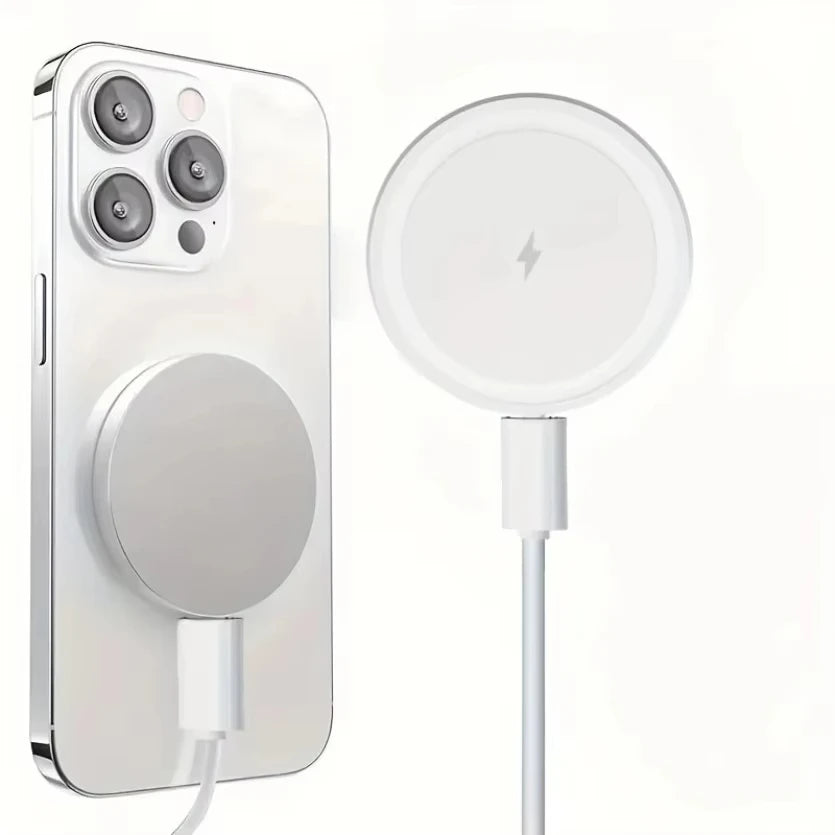 15W Ultra-Thin Wireless Charger Pad - Compact 6cm Fast Qi Charging